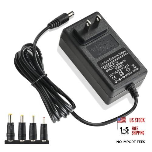 21V Charger for Mini Chainsaw, Drill, Wrench, Screwdriver, Trimmer, 1A 2.0Ah