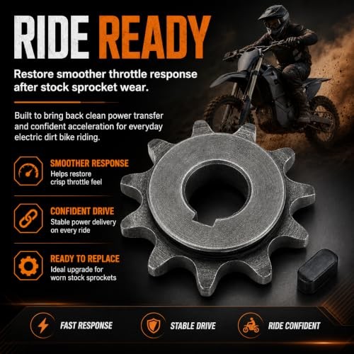 11T Front Motor Sprocket for Tuttio Soleil01 Electric Dirt Bike, Chain Engine