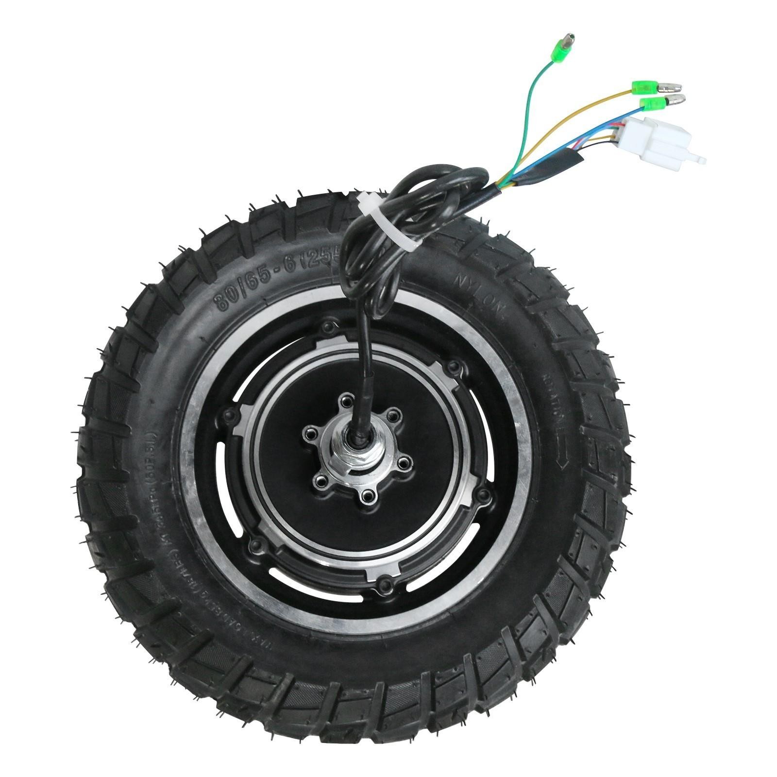 10 Inch 350W Brushless Hub Motor 48V Electric Bike Scooter Rear Wheel Disc Brake
