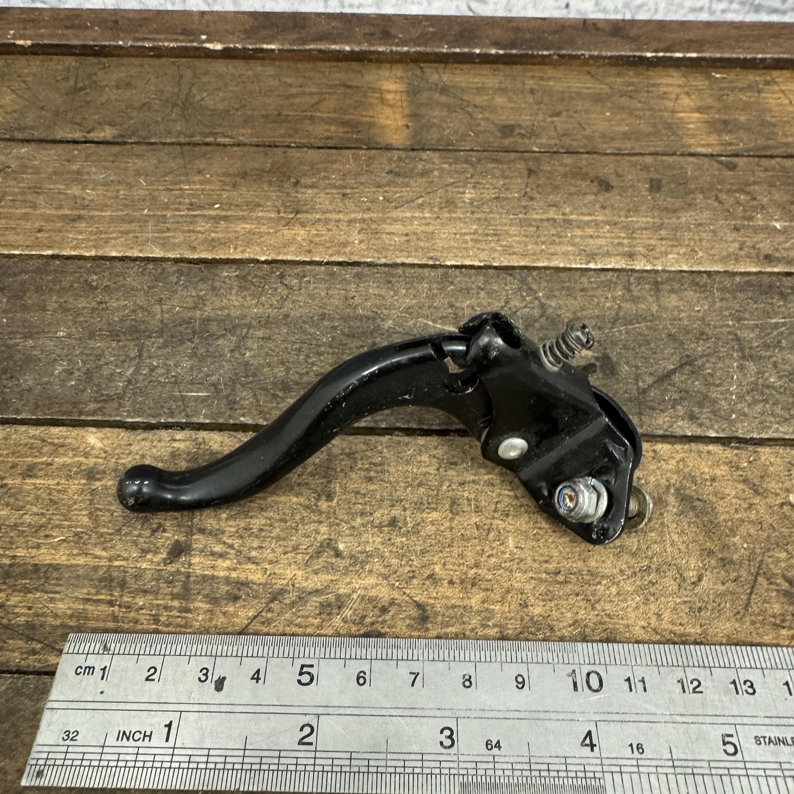 Vintage Odyssey BMX Brake Lever Right Black 2-Finger 22.2mm Clamp BMX Alloy
