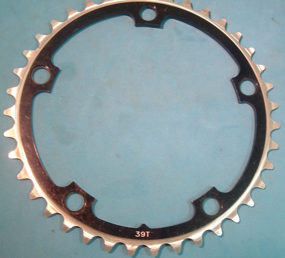 FSA Road 39T x130BCD Chainring-NEW / NOS CNC 7075 Alloy- Black- 2×9/10-Spd +