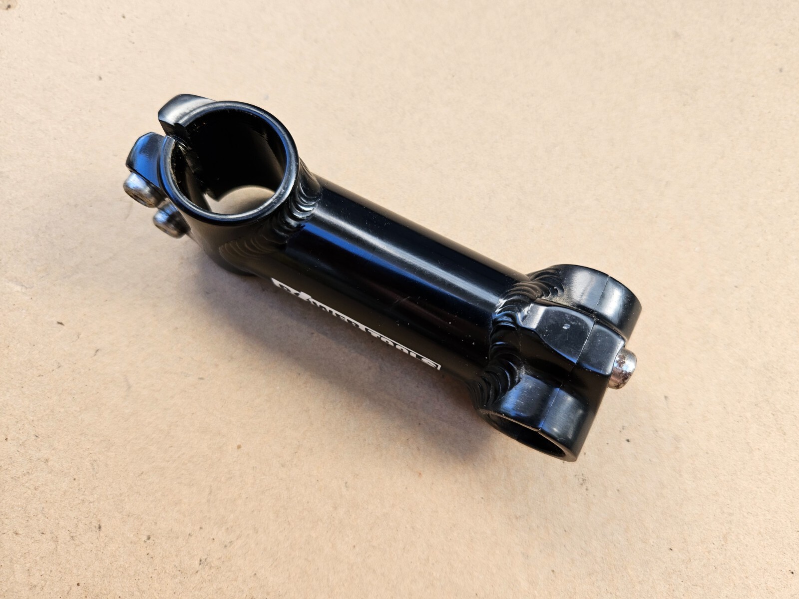 Power Tools 105mm Mountain Bike Riser Stem Threadless 1-1/8″ Black 25.4mm Clamp