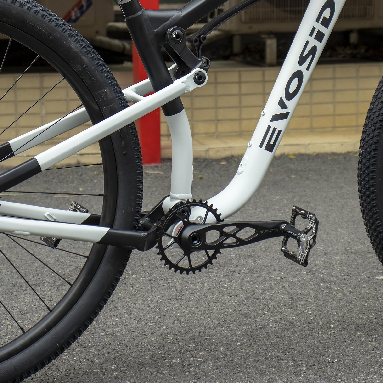 EVOSID Mountain Bike Crankset R-SPEC Trail Enduro Black-170mm