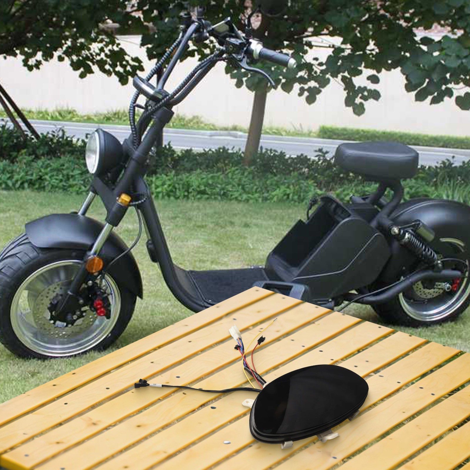 Electric Bike Scooter LCD Display Motor Speedometer Easy to Use (69 characters)
