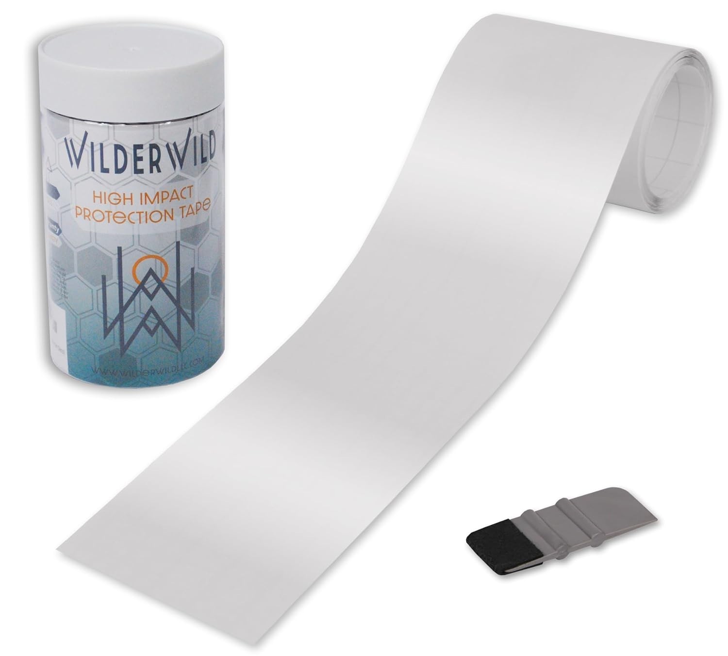 Bike Frame Protection Tape- High Impact Clear Vinyl Wrap Includes Tool 4”x72 …