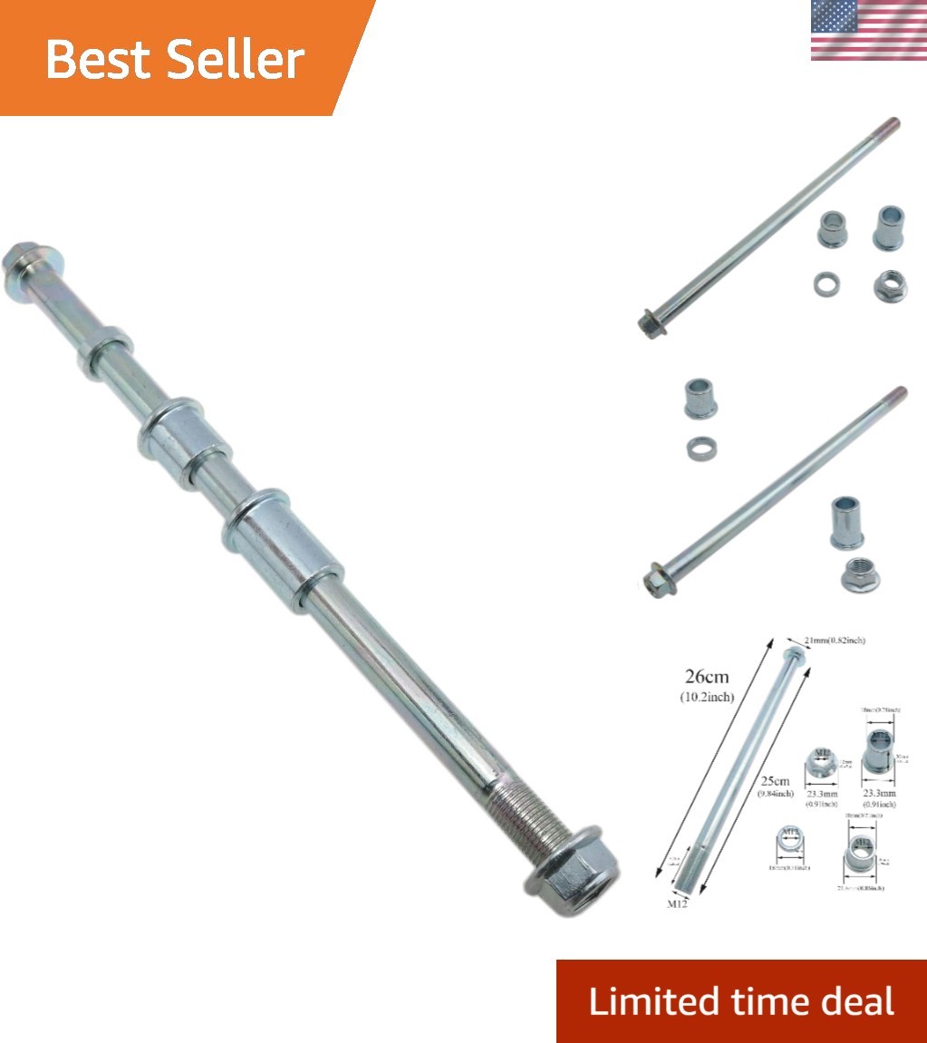 Eco-Friendly 250mm Mountain Bike Axle and Bushings – Durable & Lightweight