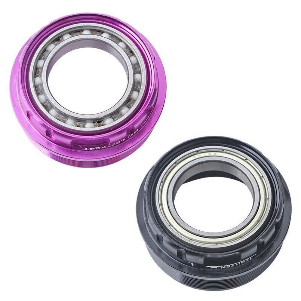 Bottom Bracket BB68 Screw-in Design Aluminum Alloy for 68mm 73mm Bike Frames