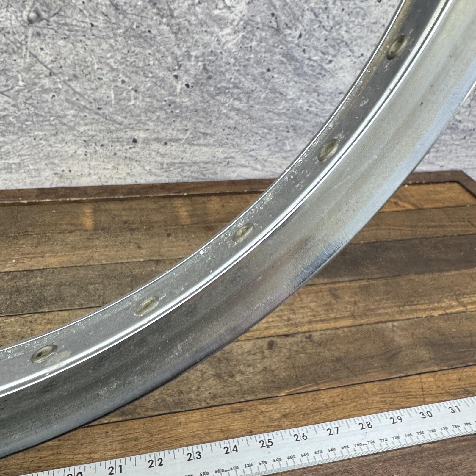 Vintage Sun Rims BFR Big Fat Rim 48H 20in BMX Silver Double Wall USA Bike 48