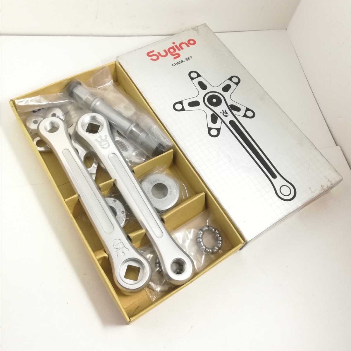 Sugino Mighty Tour 170mm PCD110 Crank Arms Touring BMX Vintage Unused Japan Road