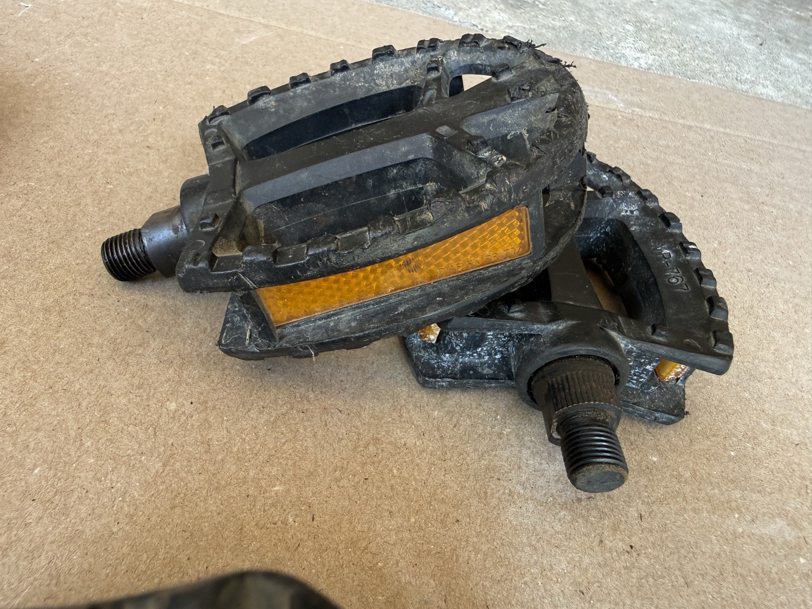 Vintage Old Mid School BMX Pedals – GT, Victor VP Metal Plastic 1/2” 9/16” Lot
