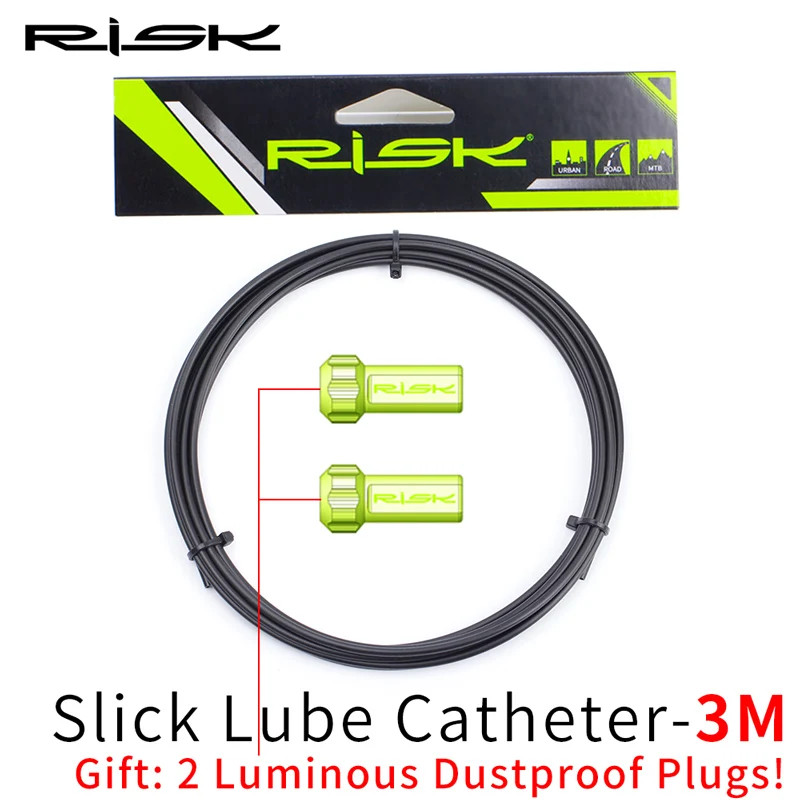3M Bike Brake Shift Cable Liner with 2 Dust Plugs MTB Road Cable Housing