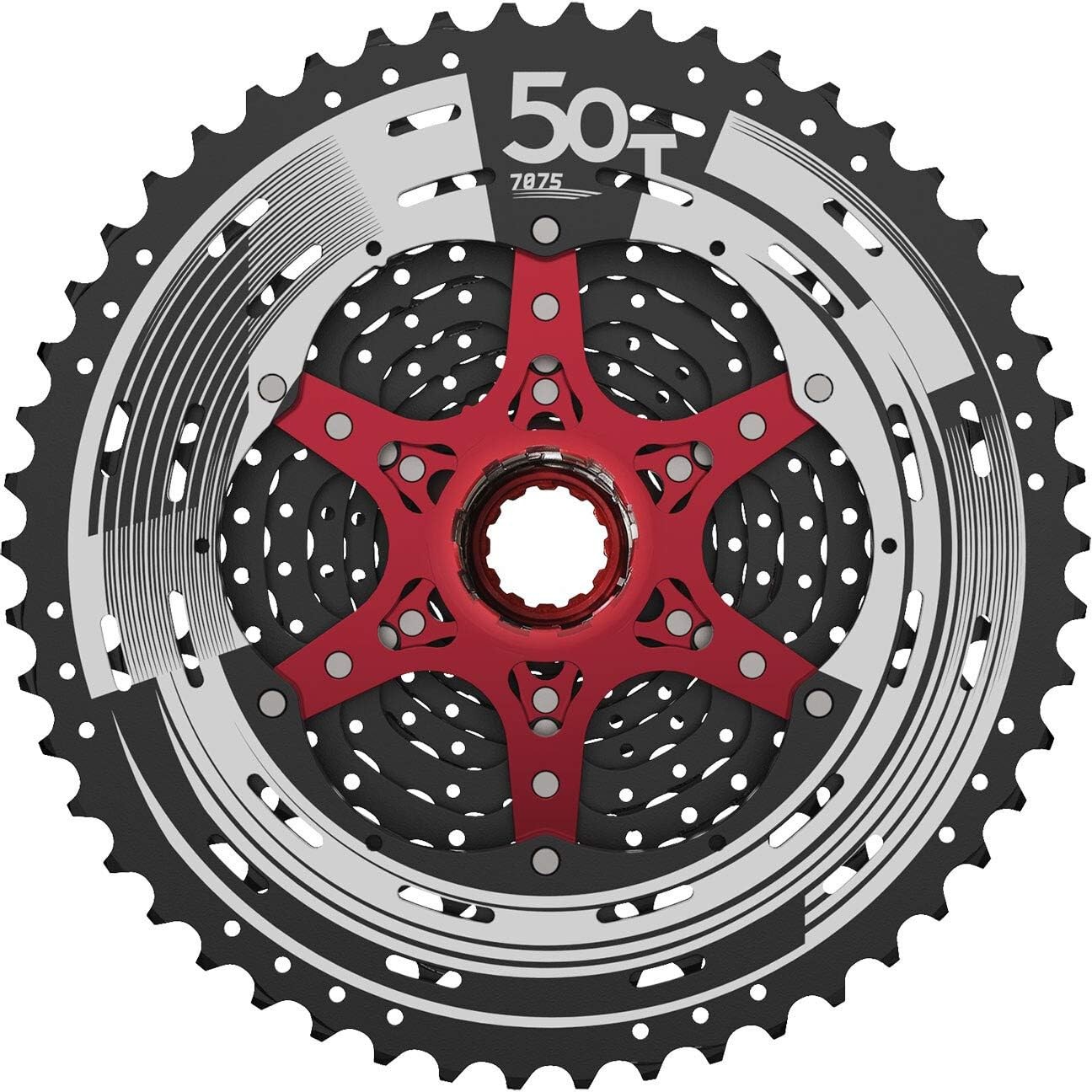 SUNRACE Mixte 305752095 Box 12V 10 50 Schwarz, Noir, Taille unique EU 12 speed B