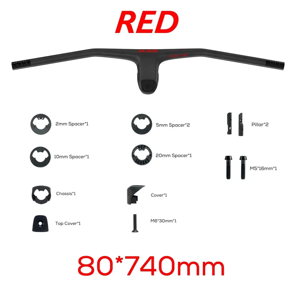 740MM Carbon MTB Bicycle Integated Handlebar Handlebar FRASER IC SL WC -20°