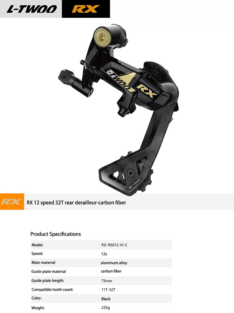 LTWOO RX 2X12 Speed Carbon Hydraulic Disc Brake Bike Groupset Bicycle Components