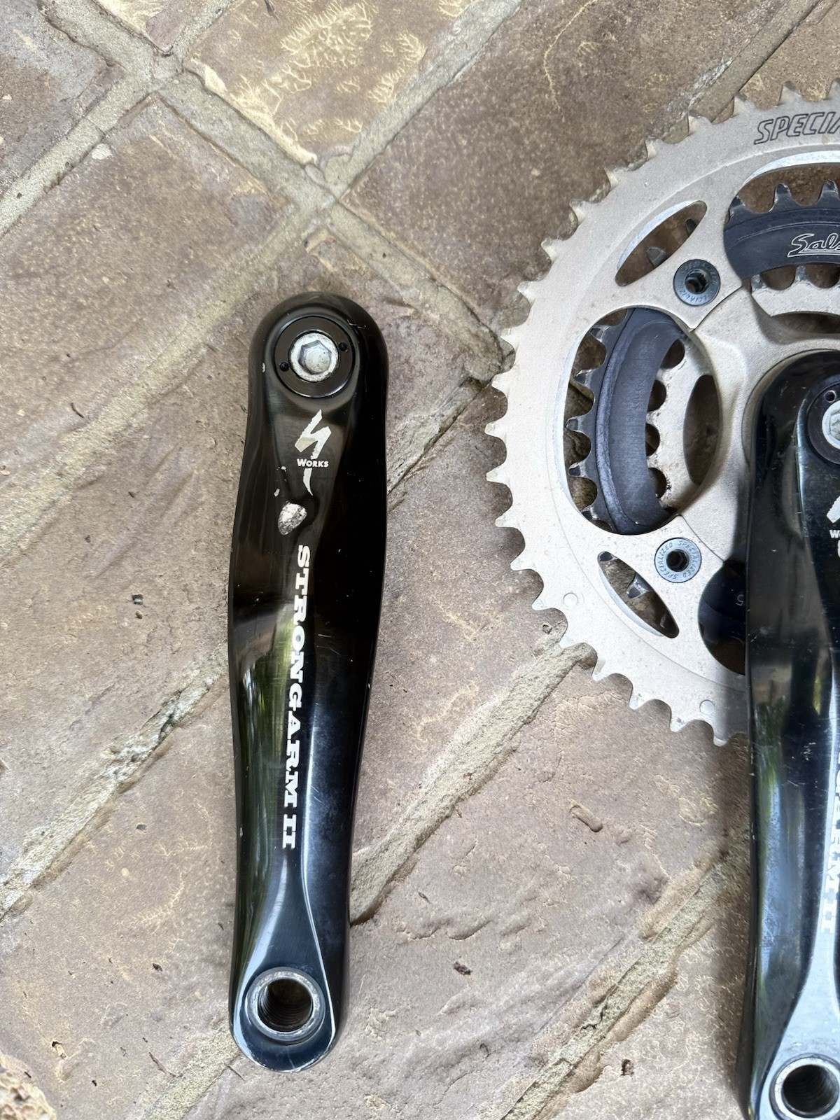 Specialized S-Works Strong Arm II Square Taper Triple Crankset 170 104BCD Salsa