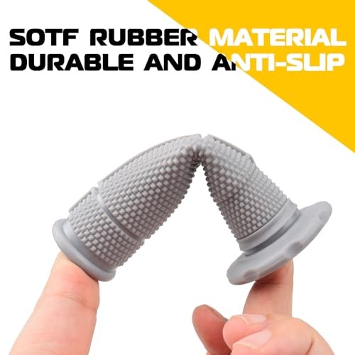 7/8» ATV Grips Upgrade Universal Handlebar Grips Soft Rubber Thumb Gray