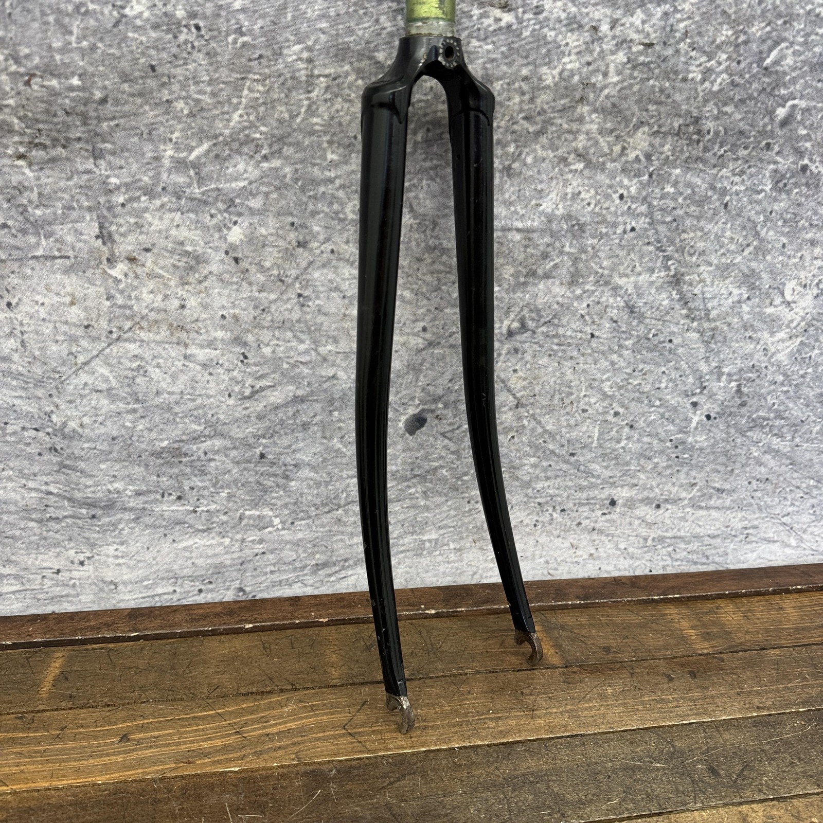 Vintage Puch Road Fork 1 In Threaded 700s Stamped Aero Crown Gipiemme Dropouts