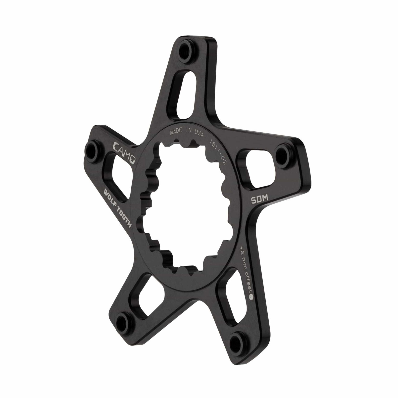 Wolf Tooth CAMO Direct Mount Boost Spider M5 for 52mm Chainline 3mm Offset