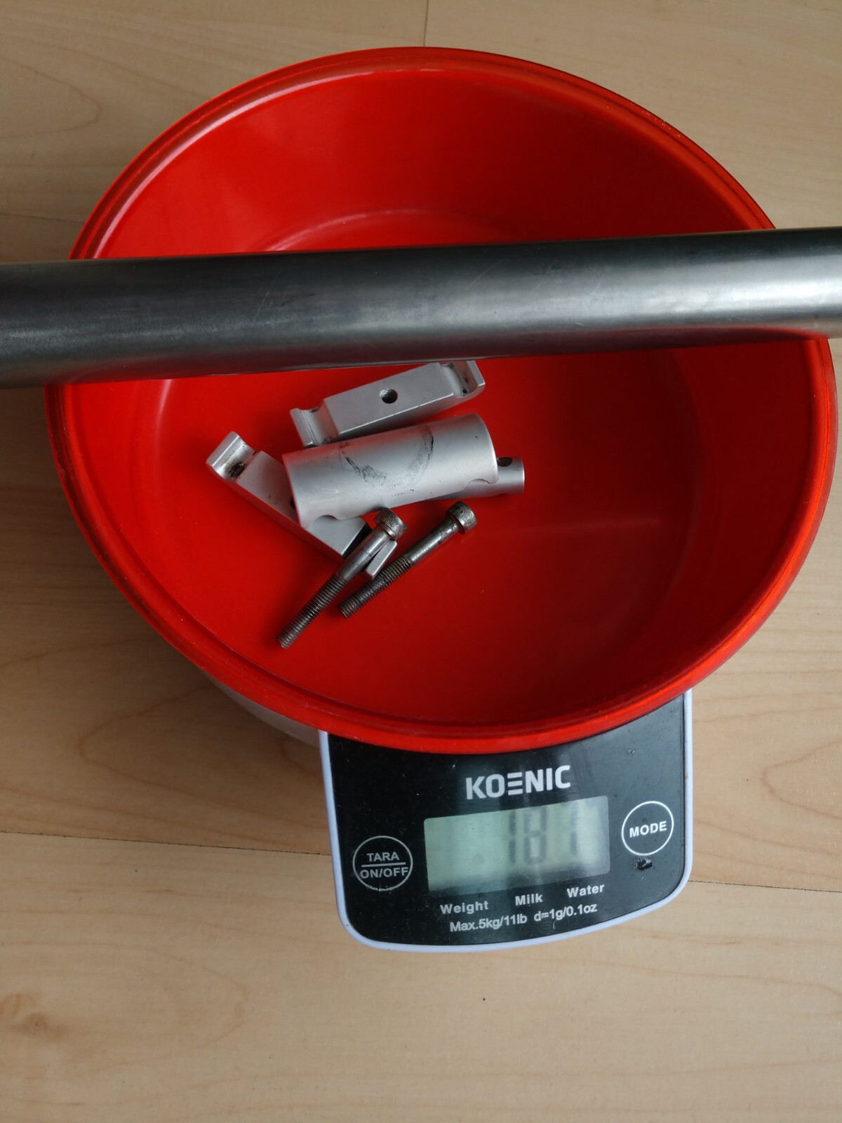 Titan Sattelstütze 181g 25mm Titanium 380mm Tune Litespeed AX Lightweight