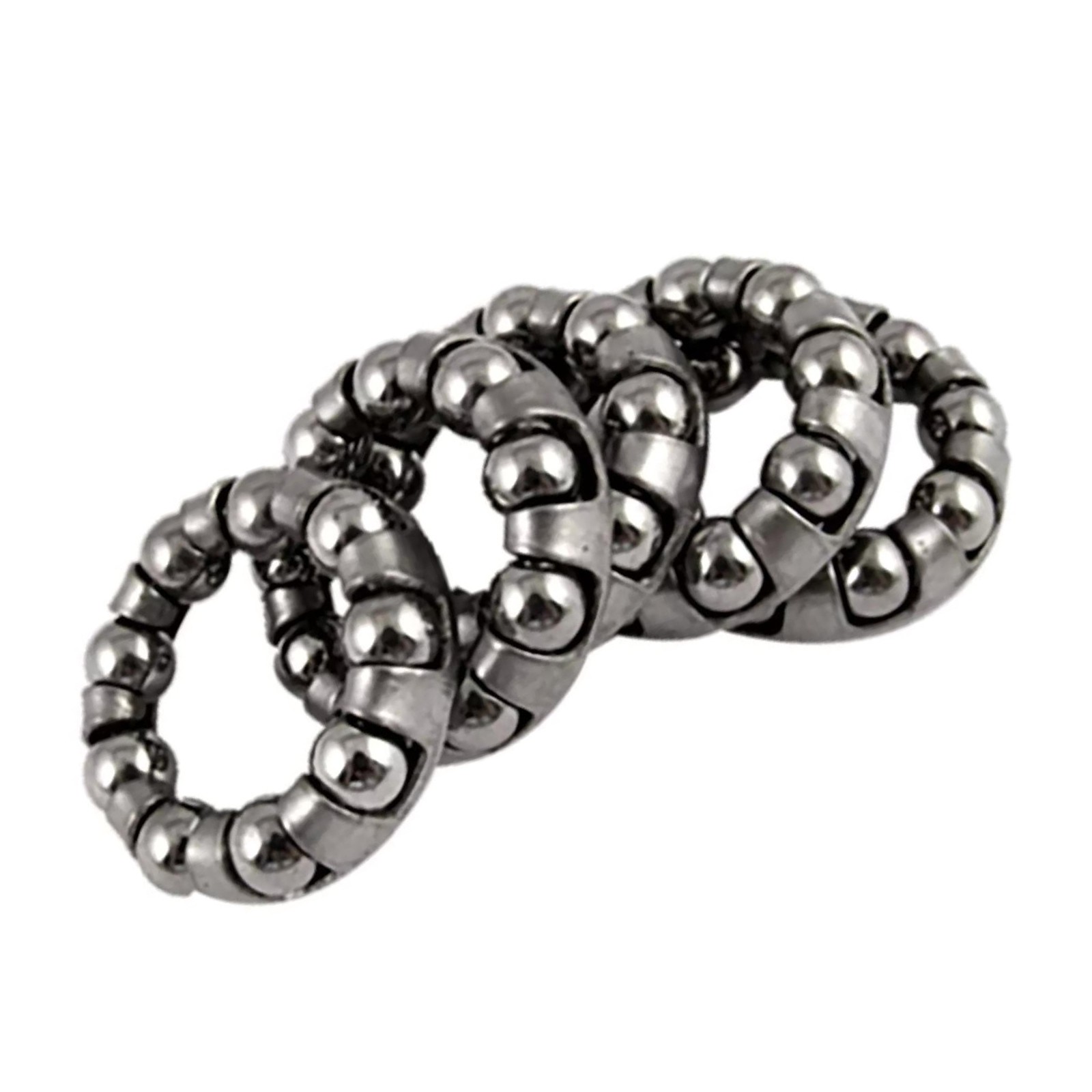 5PCS Silver 1/4 in x 9 Balls Bicycle Crank Ball Bearing Bicycle Accessories