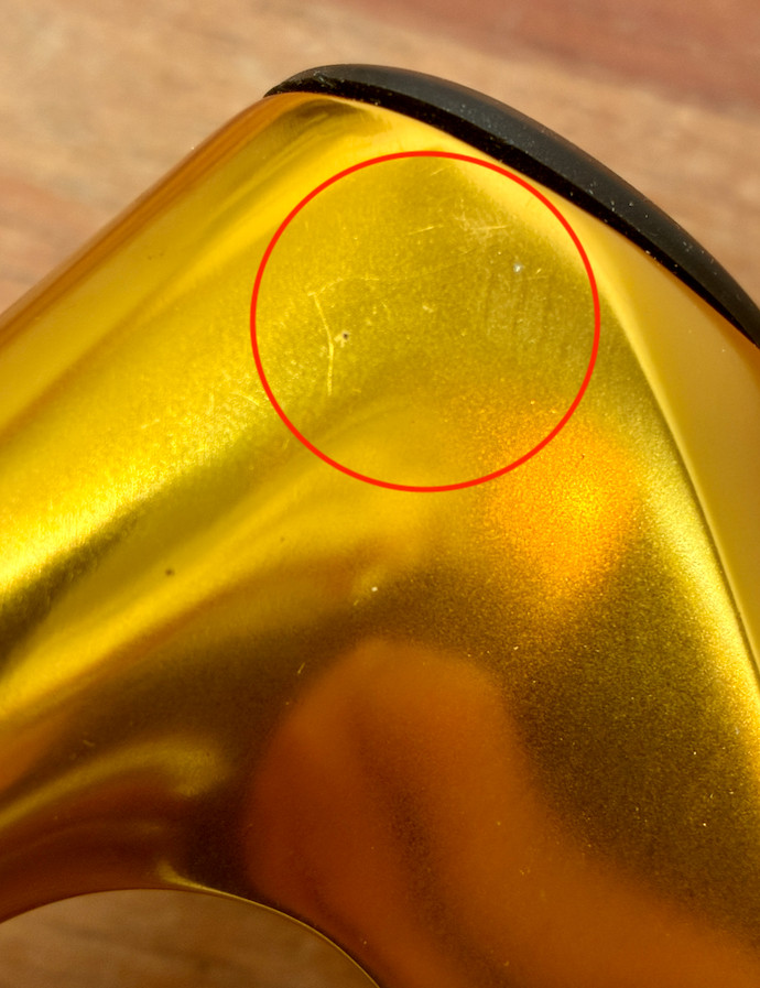 New Gold Quill Stem Ano 11cm Alu • Detachable Face Plate • 26.0mm Road Track Fix