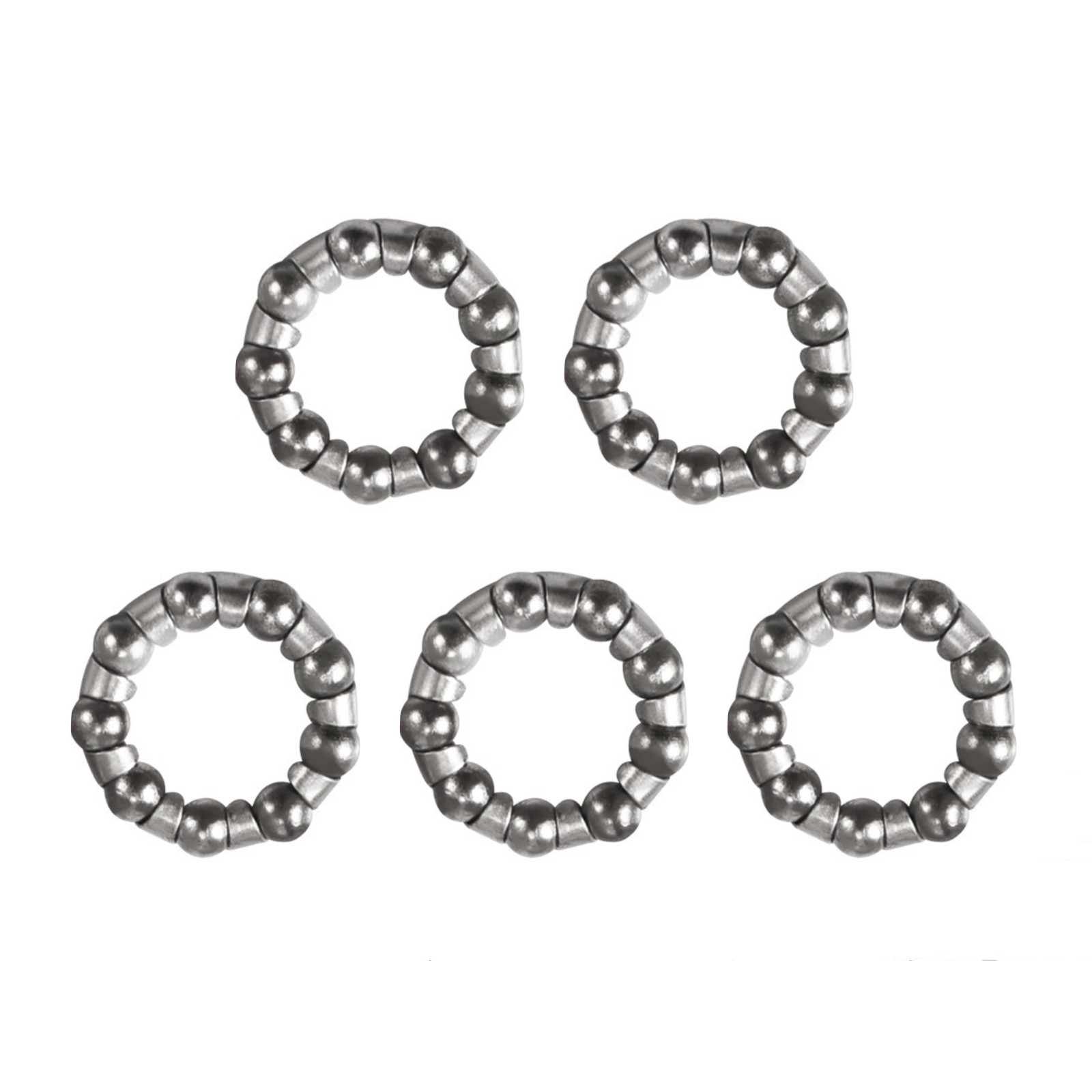 5PCS 1/4 in x 9 Balls Bicycle Crank Ball Bearing Bicycle Replacement Part