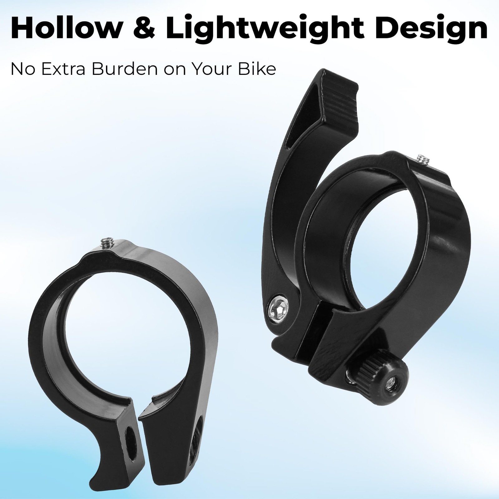 38mm Bike Seat Post Clamp Aluminium Alloy Quick Release Tube Clamp Lightweigh…