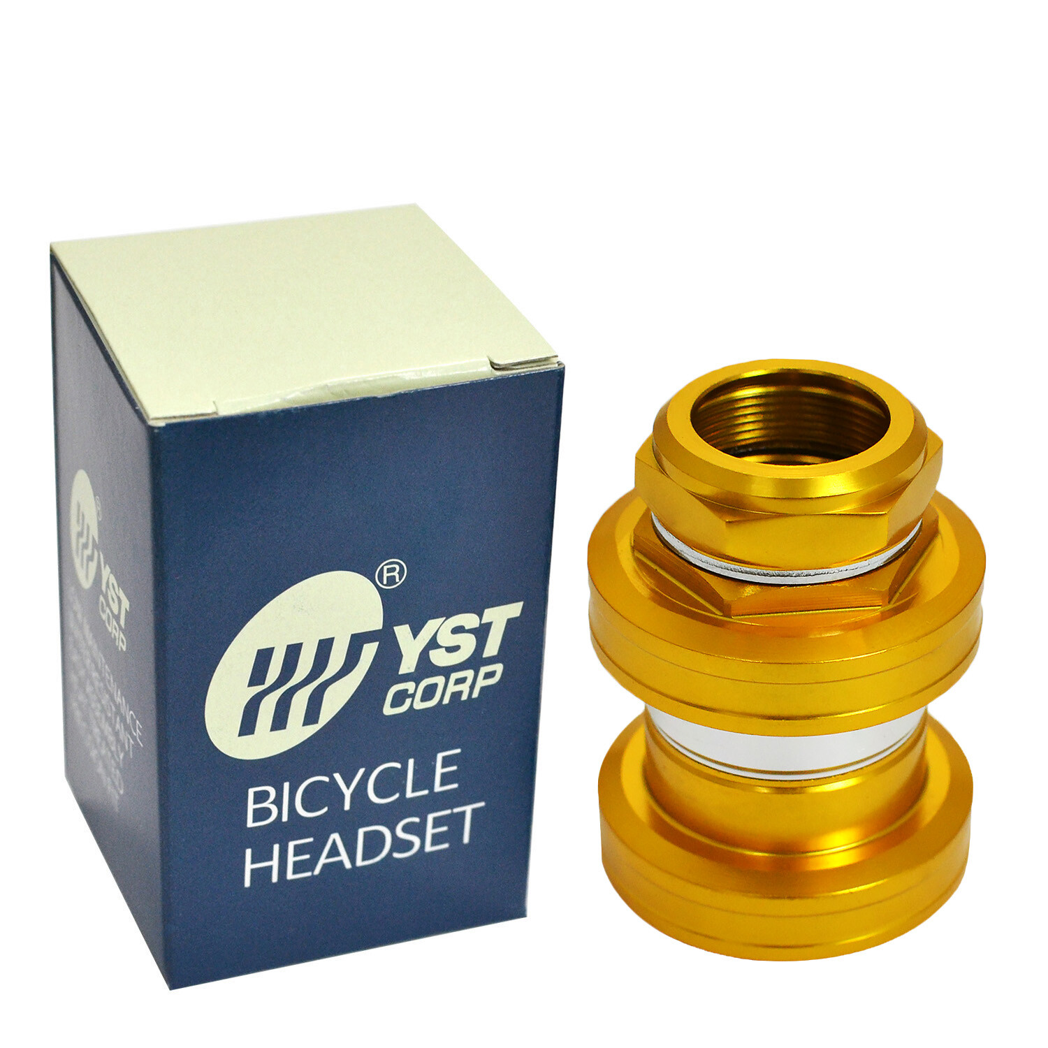 YST Old School BMX 1" Threaded Bike Headset 32.7 cups 26.4mm , Gold
