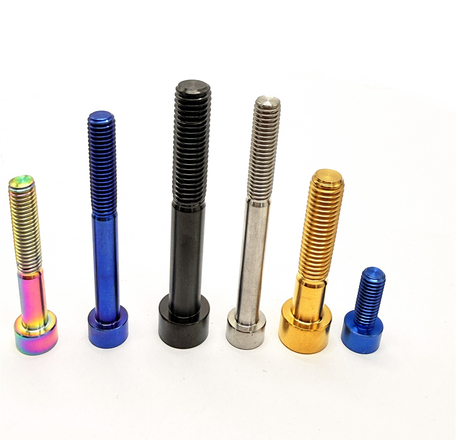 Titanium Bolt M10x20 25 30 35 40 45 50 55 60mm Socket Cap Hex Screws GR5