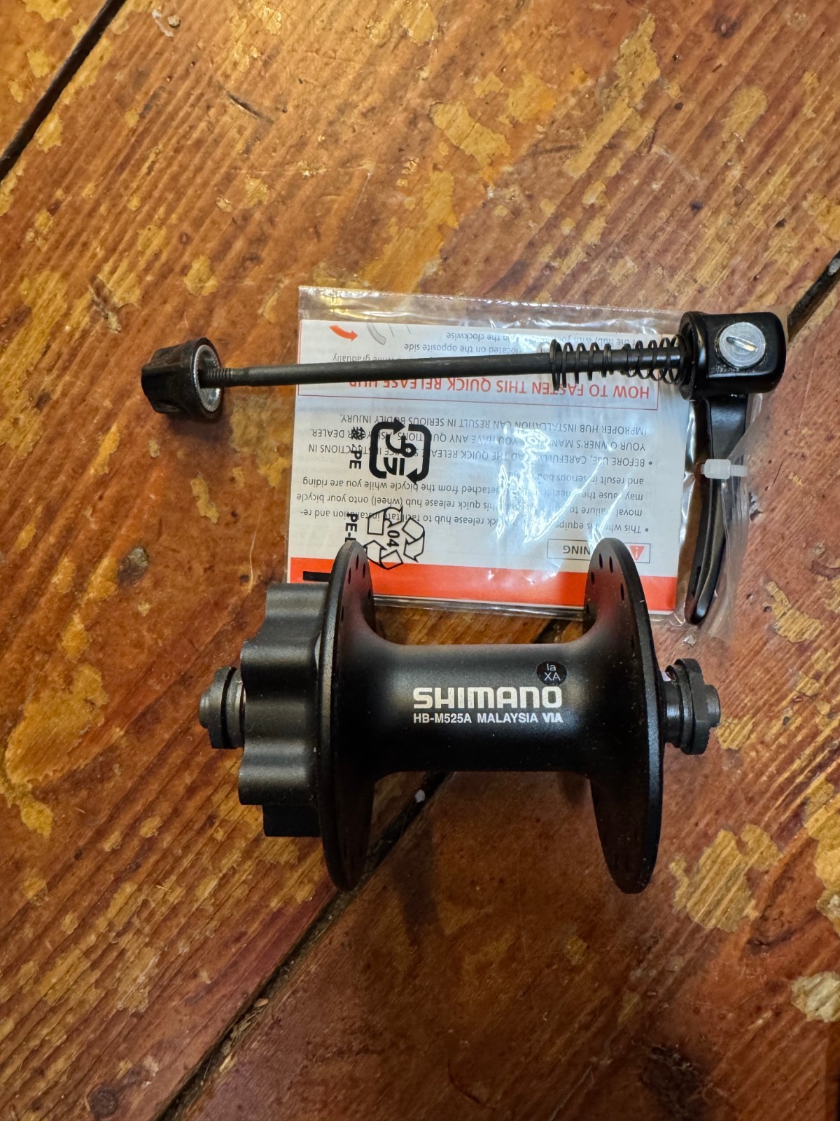 Shimano front hub HB-M525-A 100mm