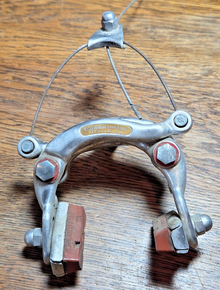 Vintage Dia-Compe Drop Brake Levers & Weinmann Center-Pull Calipers