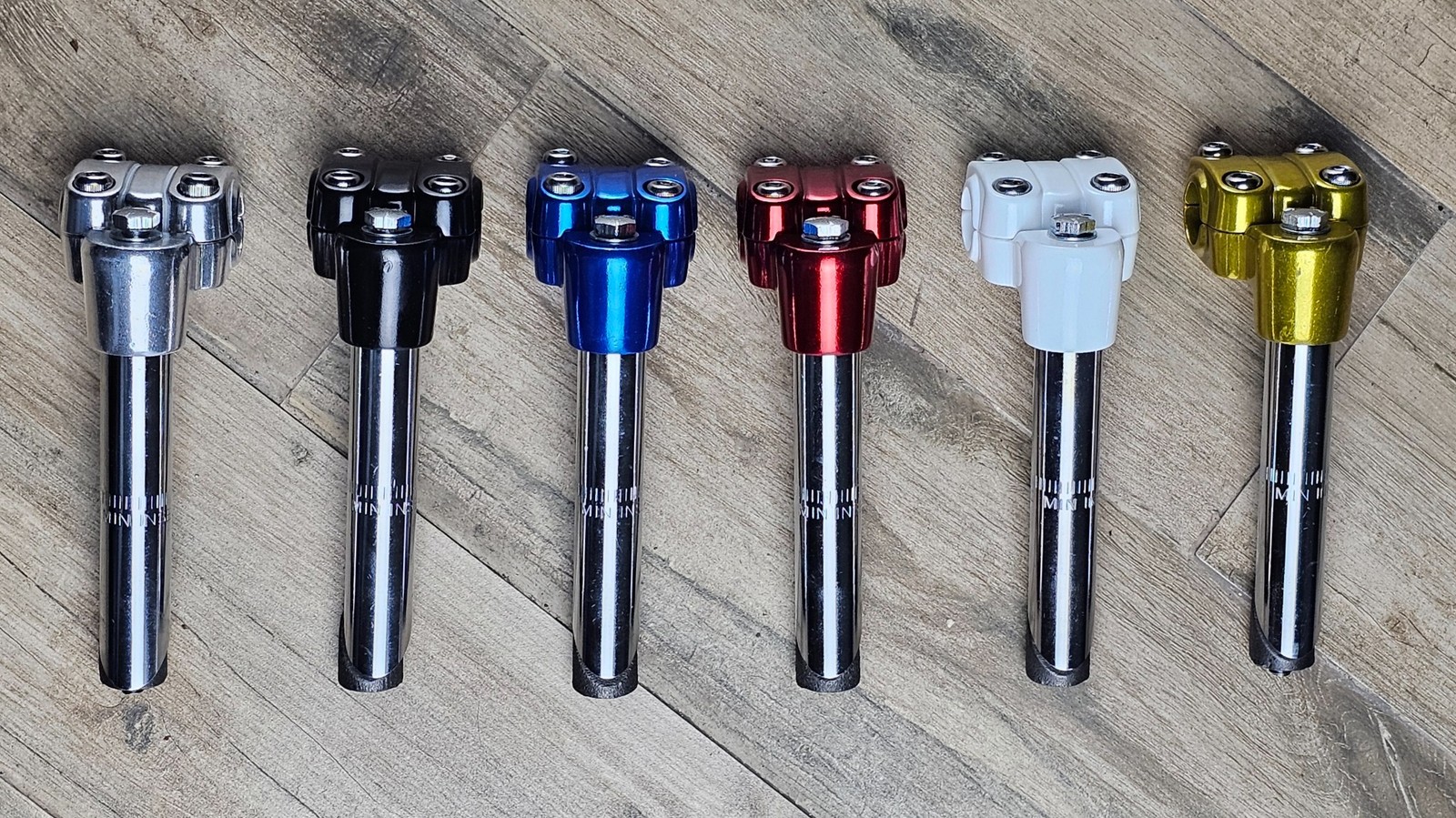 ALLOY 13/16″ 21.1MM OS BMX BIKE 4BOLT QUILL STEM VINTAGE SCHWINN CRUSIER BICYCLE