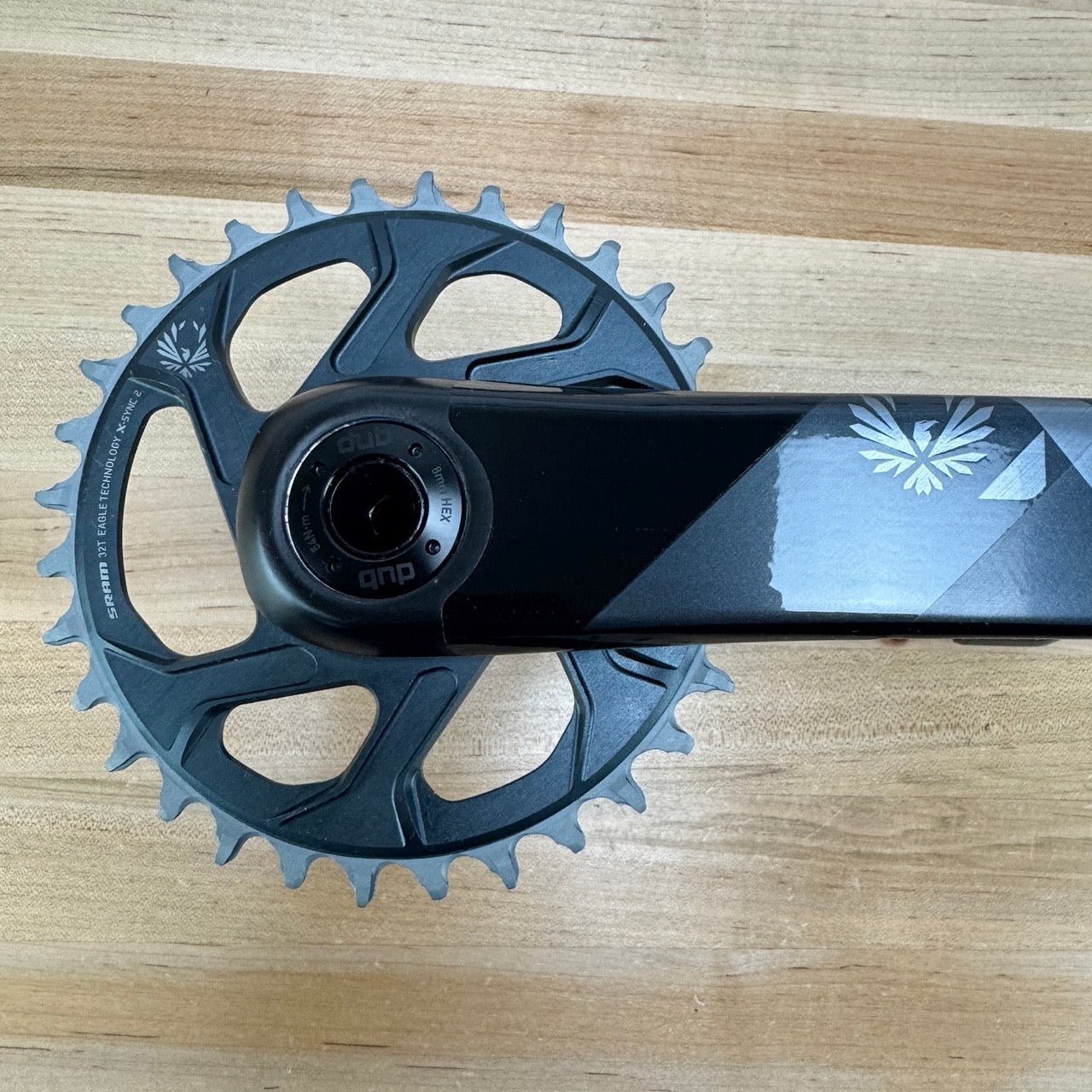 New! SRAM XX1 Eagle 175mm 32T 3mm Offset DUB Wide Carbon Crankset Boost