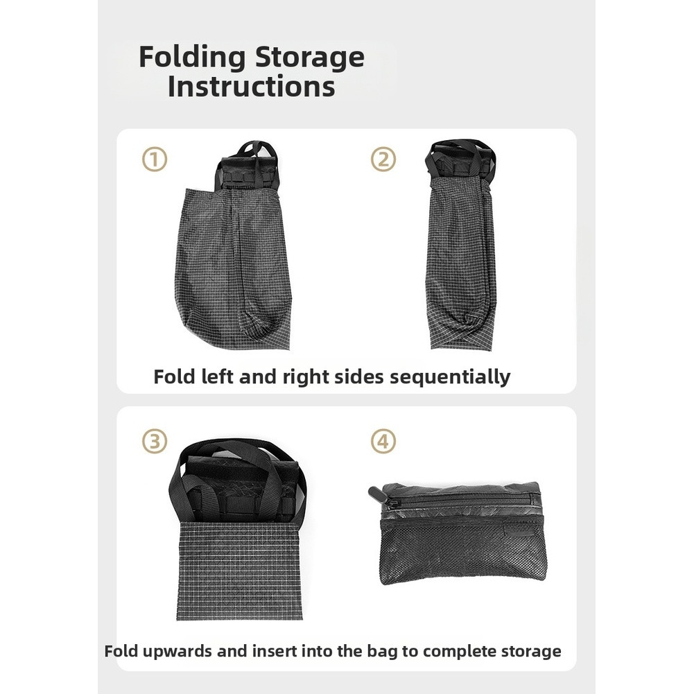 Waterproof Bike Handlebar Bag Nylon with Shoulder Strap and Secure Attachment