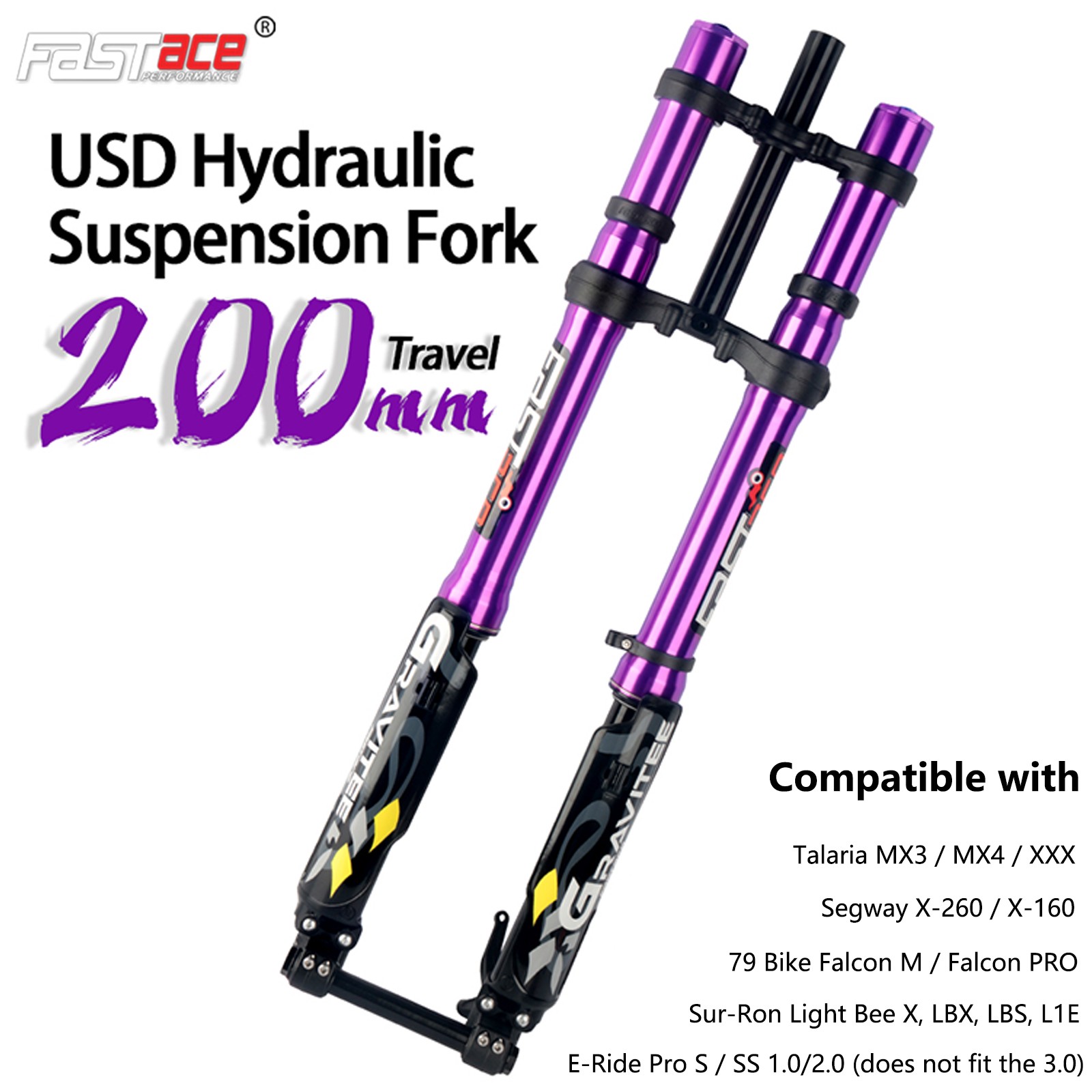 FASTace AHX12RV Front Fork Suspension for 79Bike Falcon Pro / GT eRide Pro S/SS