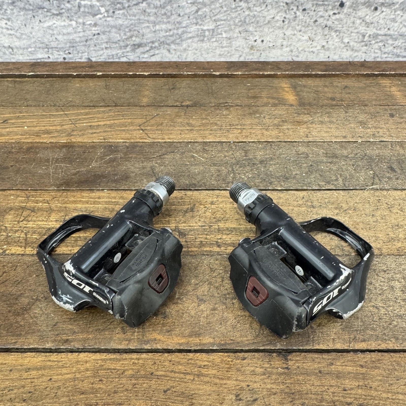 Shimano 105 SPD-SL PD-5700 Clipless Road Bike Pedals 9/16 Black 320g Pair