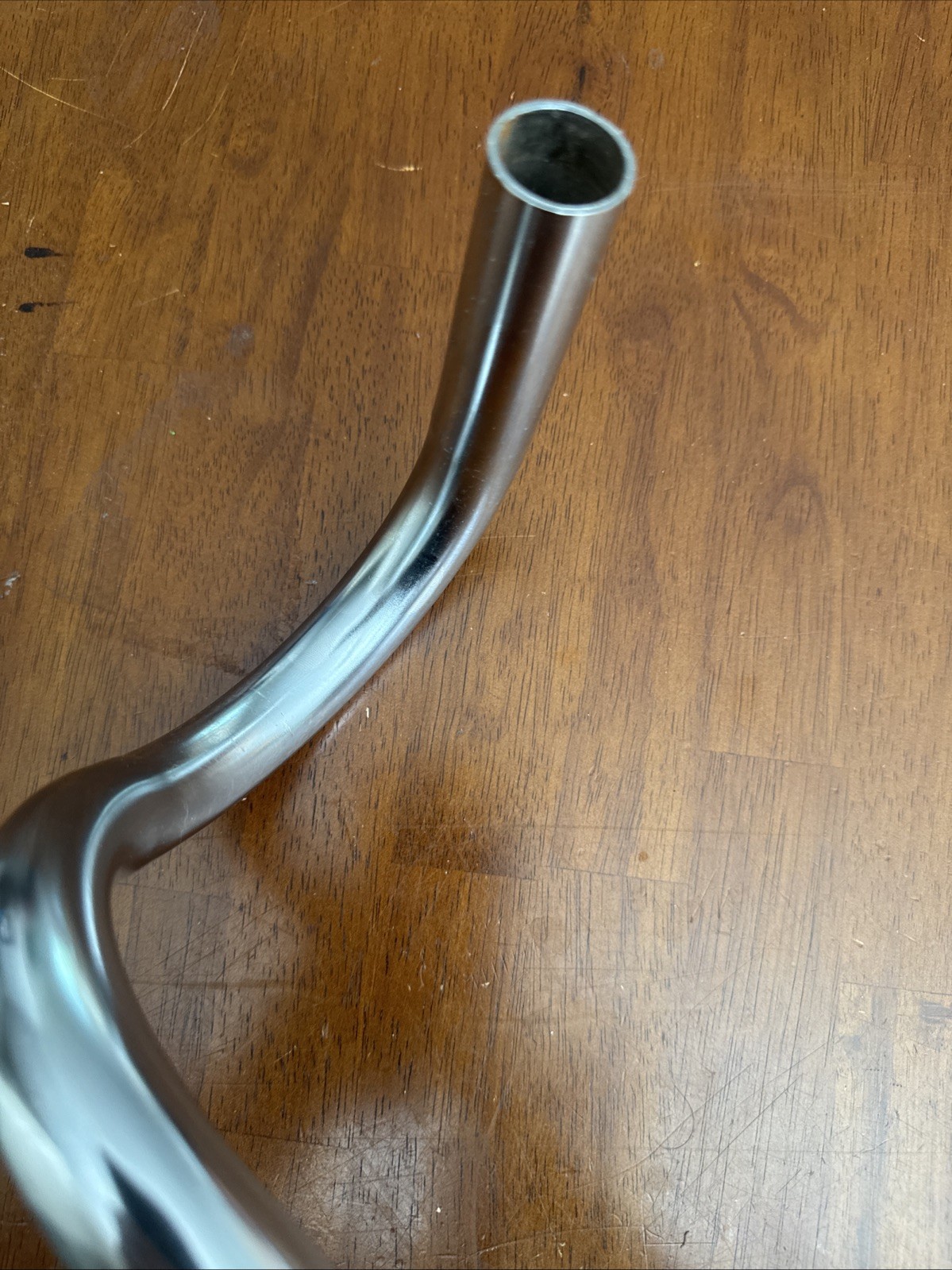 Vintage Fuji Nitto OLYMPIADE 112 Drop Handlebar 390 25.4 Clamp Silver Japan