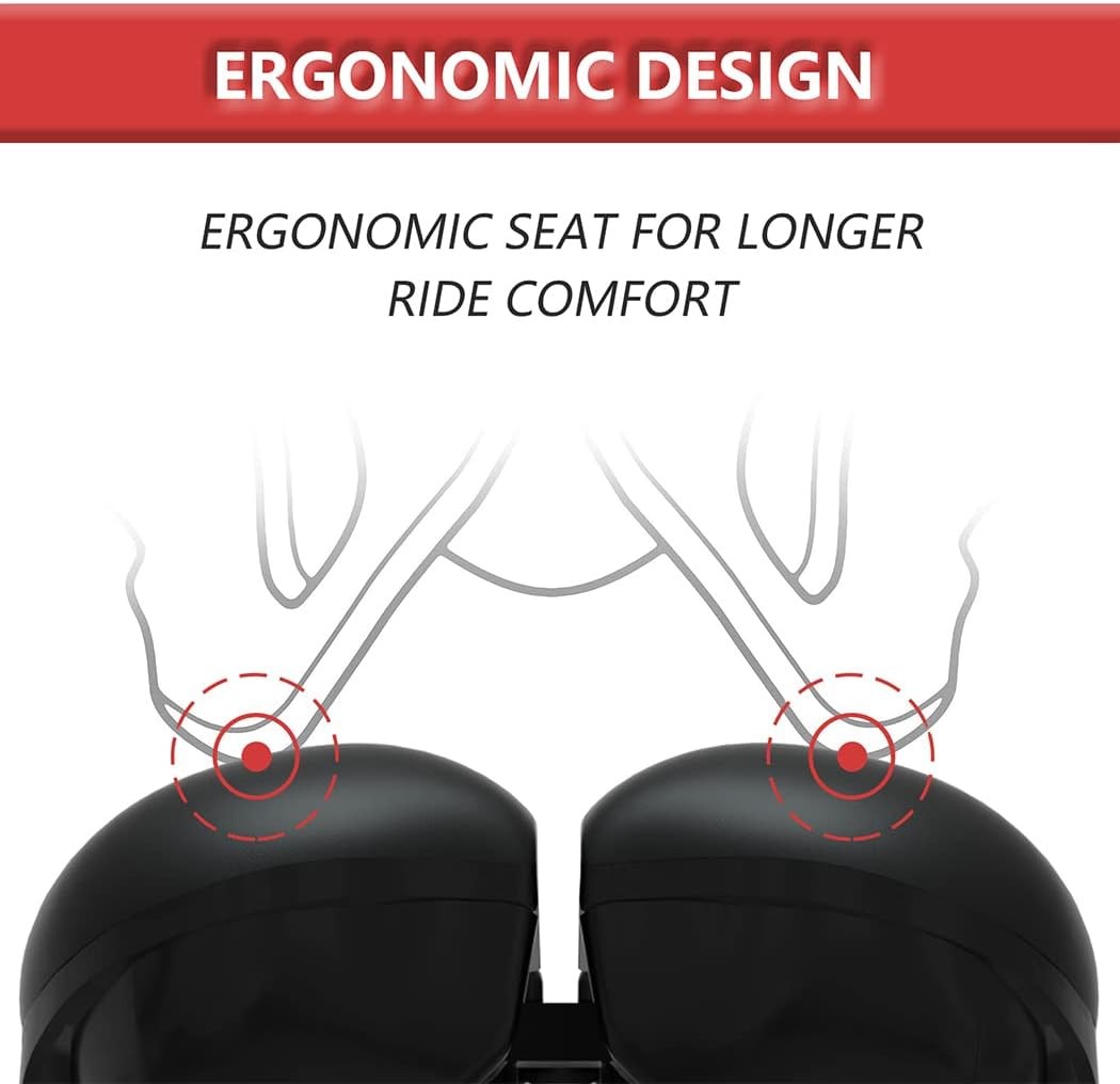Width Adjustable Bike Seat – Comfortable Prostate Friendly Bicycle Saddle Sui..