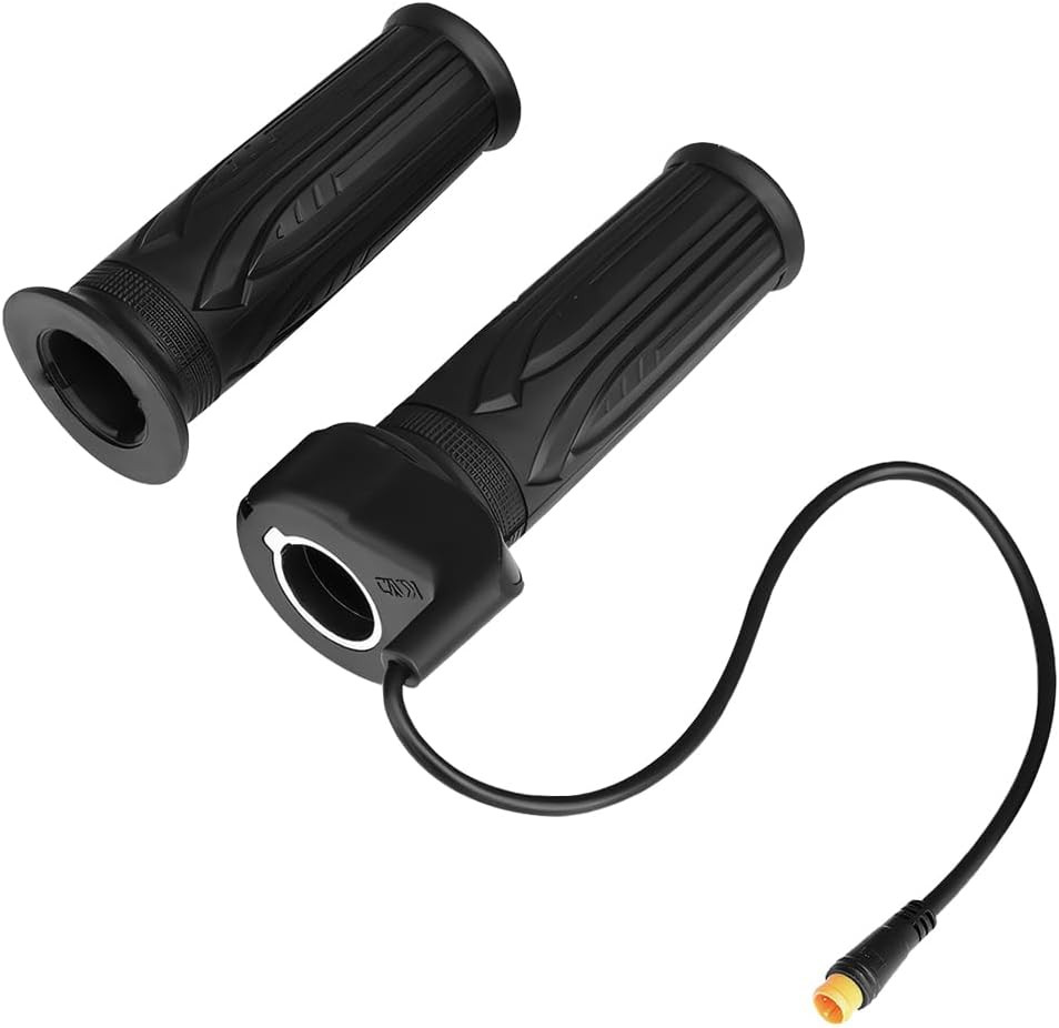 Ebike Throttle Grip, 1 Pair 20X 3 Pin Waterproof Electric Bicycle Full Twist Thr
