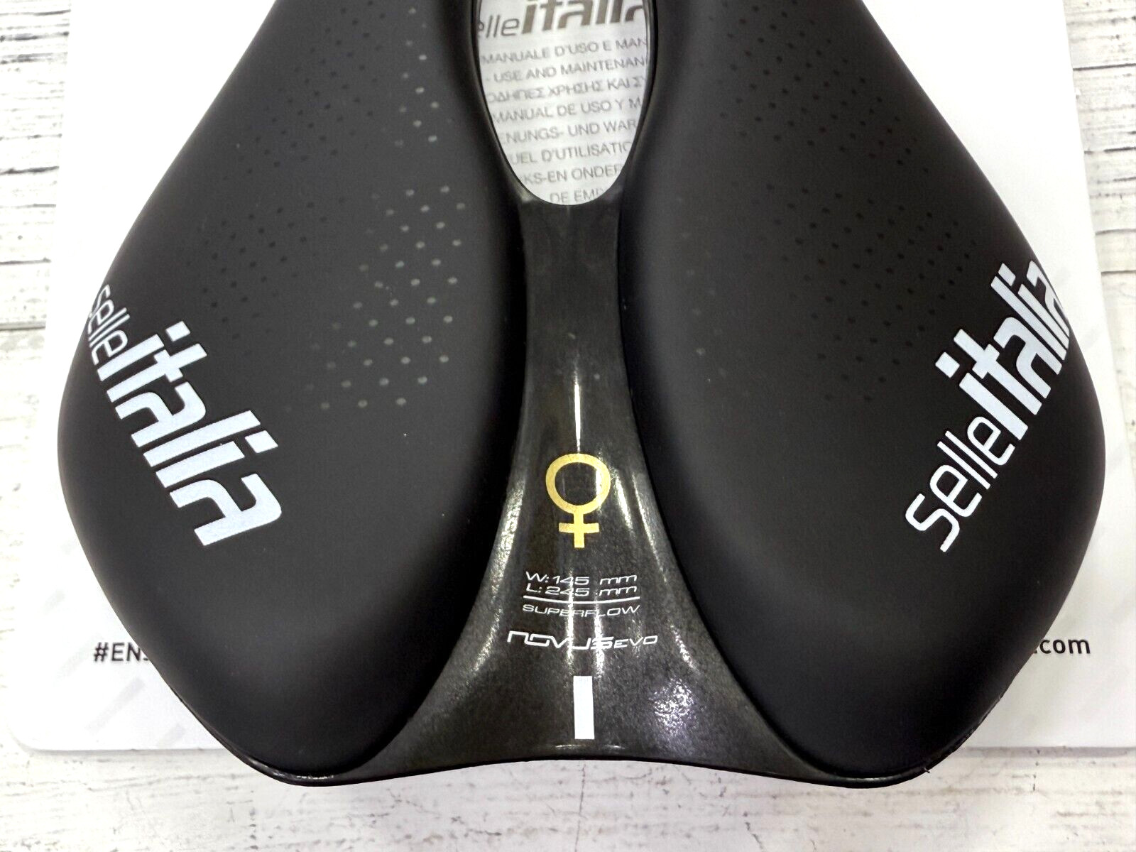 Selle Italia Novus Boost Evo Lady TM Superflow Manganese Saddle L3 (145 x 245mm)