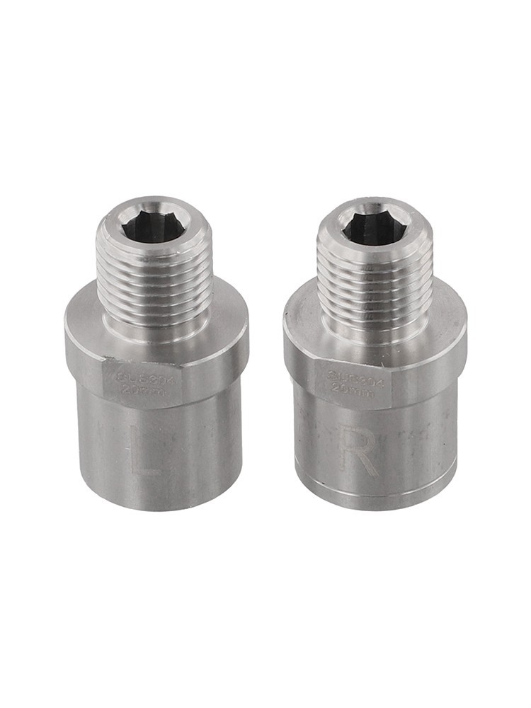 Stainless Steel Adaptors Designed Specifically for Standard Bike Crank Sizes