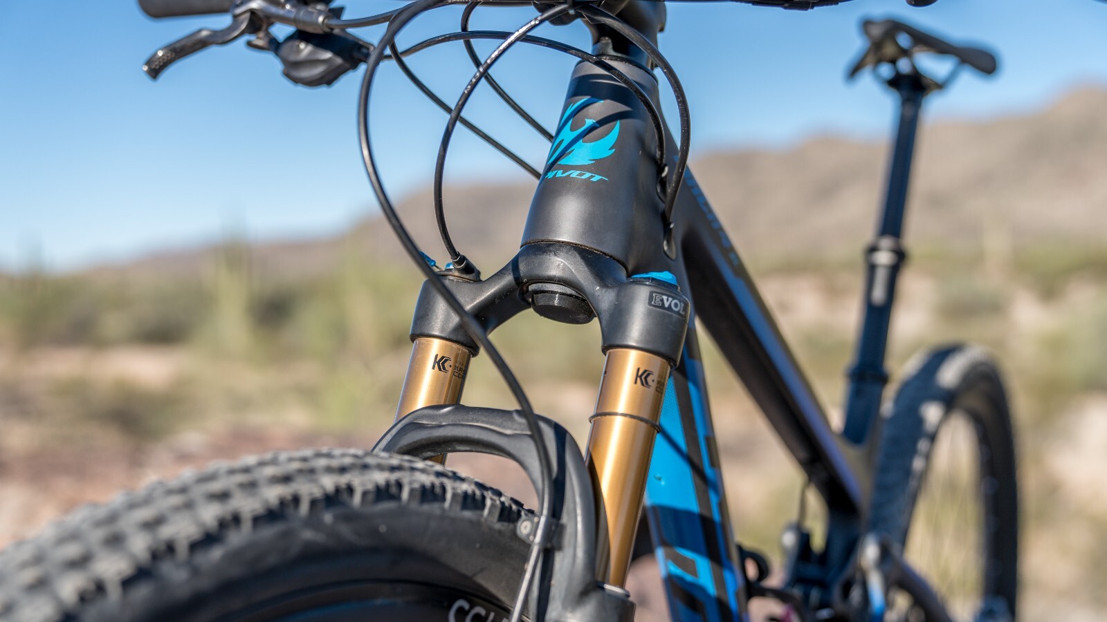 Stealth Tag Fox 36 Fork- Smallest AirTag mountain bike holder to track a bike