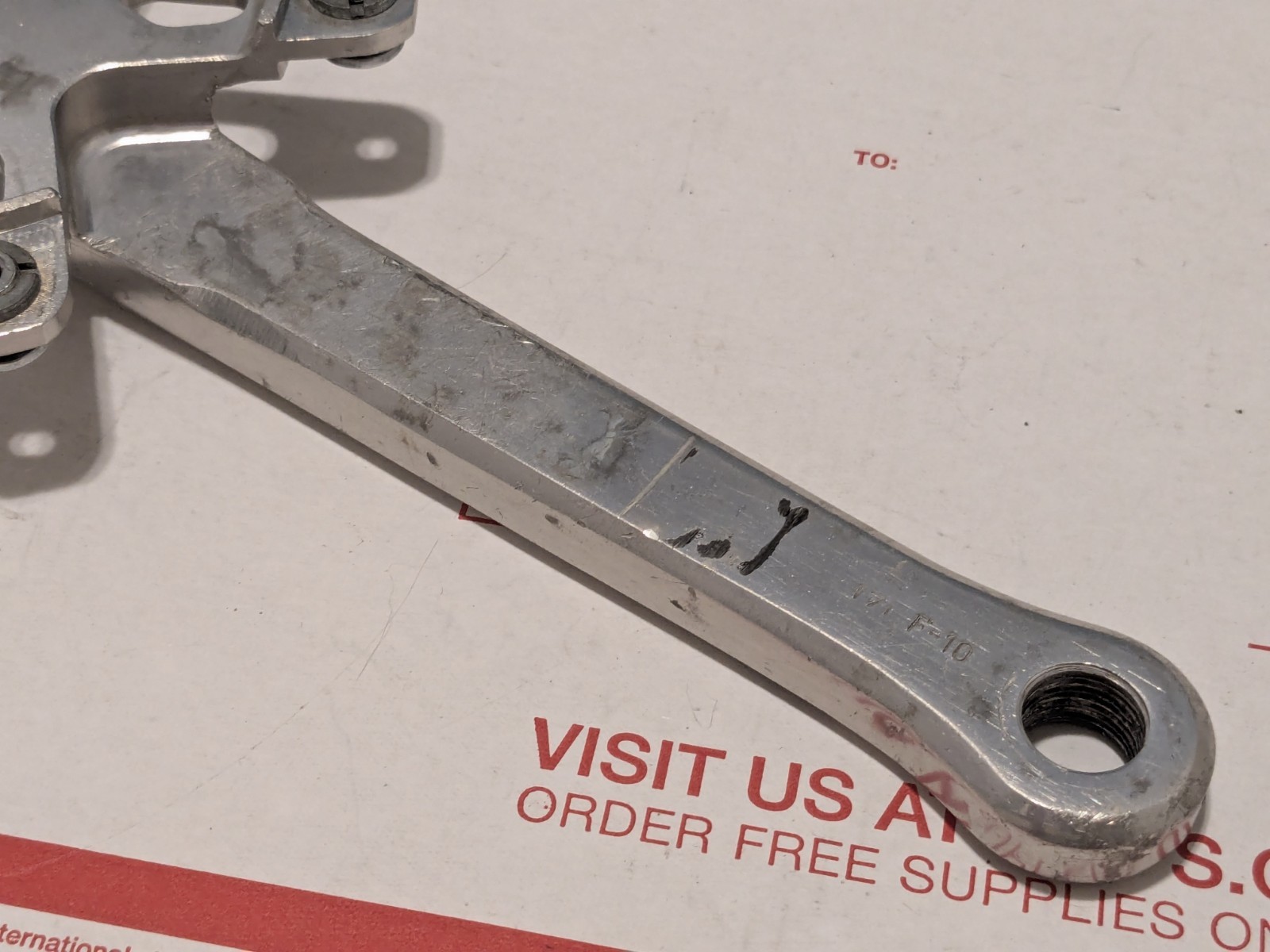 Vintage Sugino S Crown Right Crank Arm 171mm 110 BCD Road Touring BMX Bike Japan