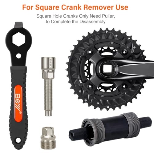 Set of Square Taper Crank Puller Removal Tools for Bicycles