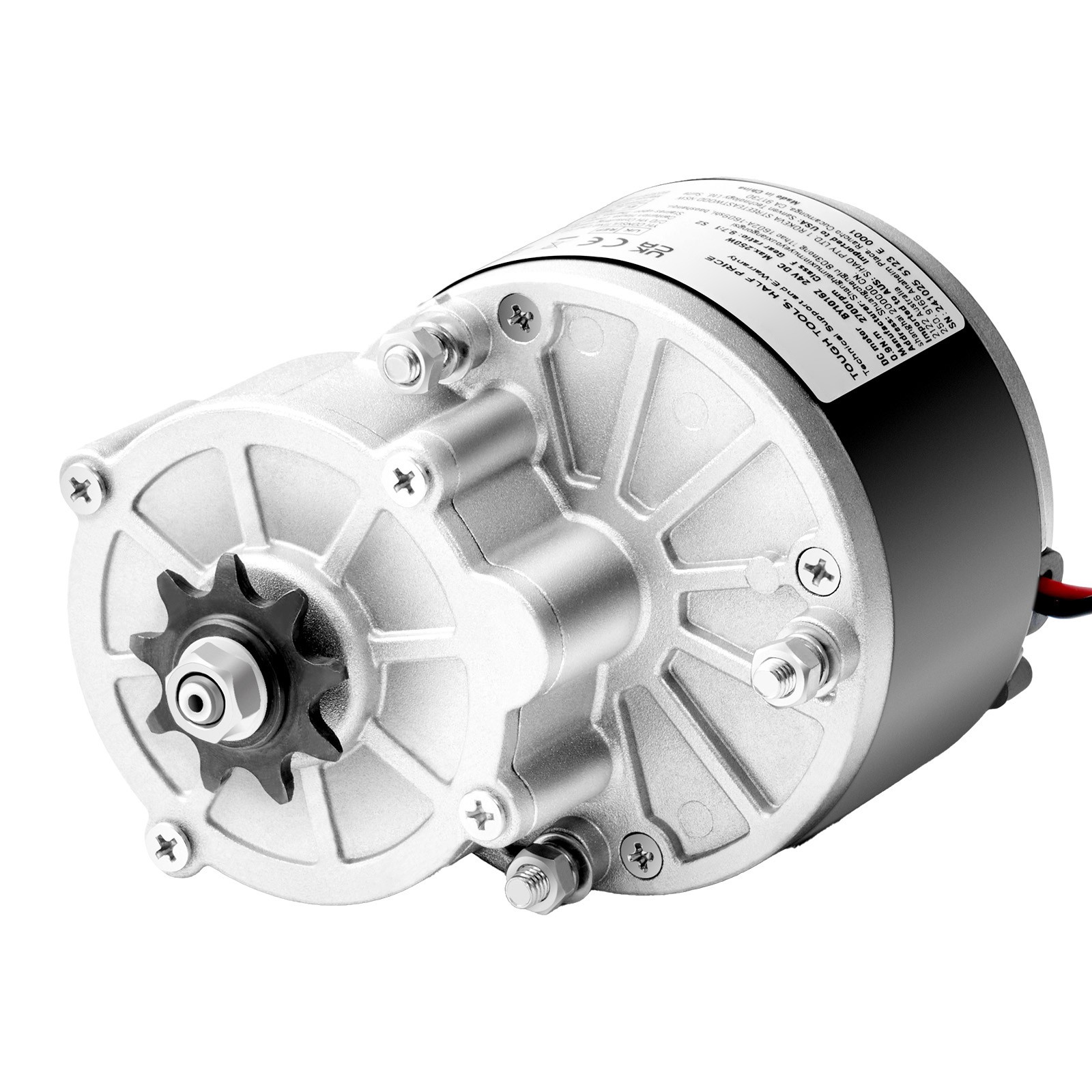 Uimoso 250W 24V DC Motor Kit with Enhanced Speed Controller, 2700 RPM