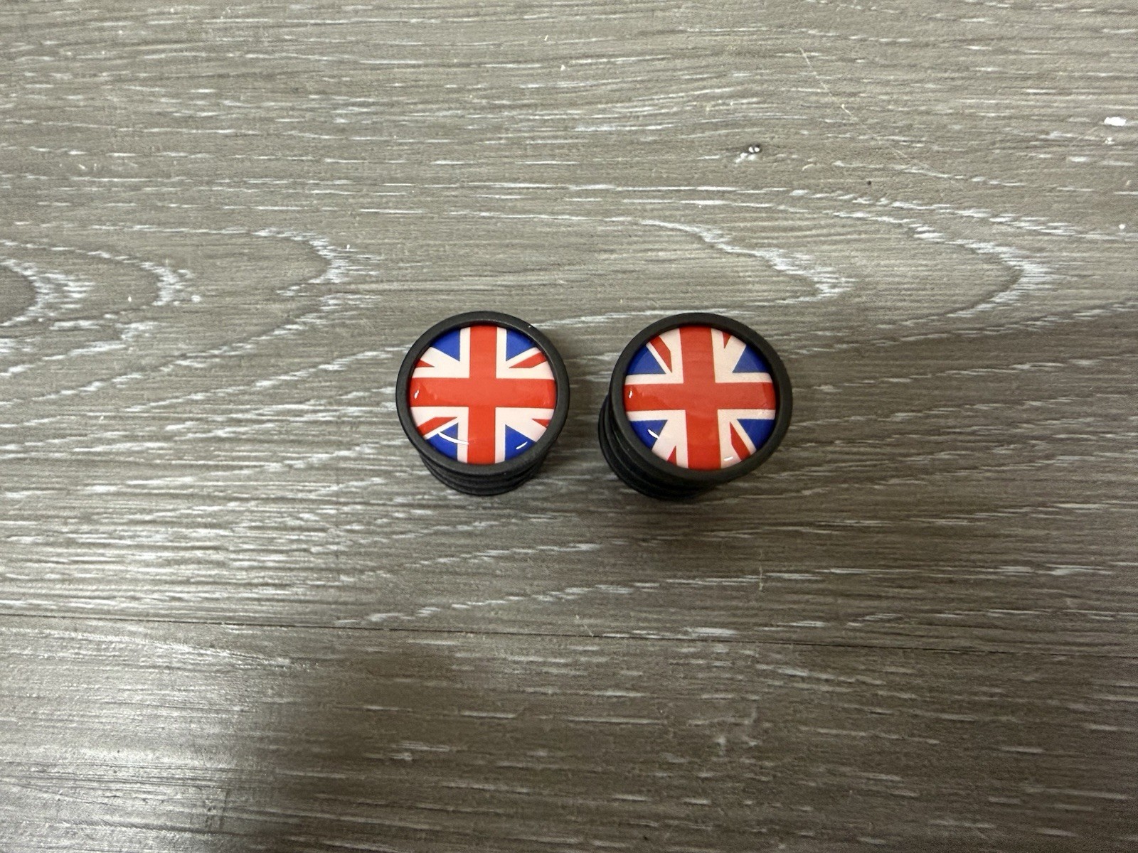 British Flag Bicycle Bike Handlebar Bar End Plugs Union Jack