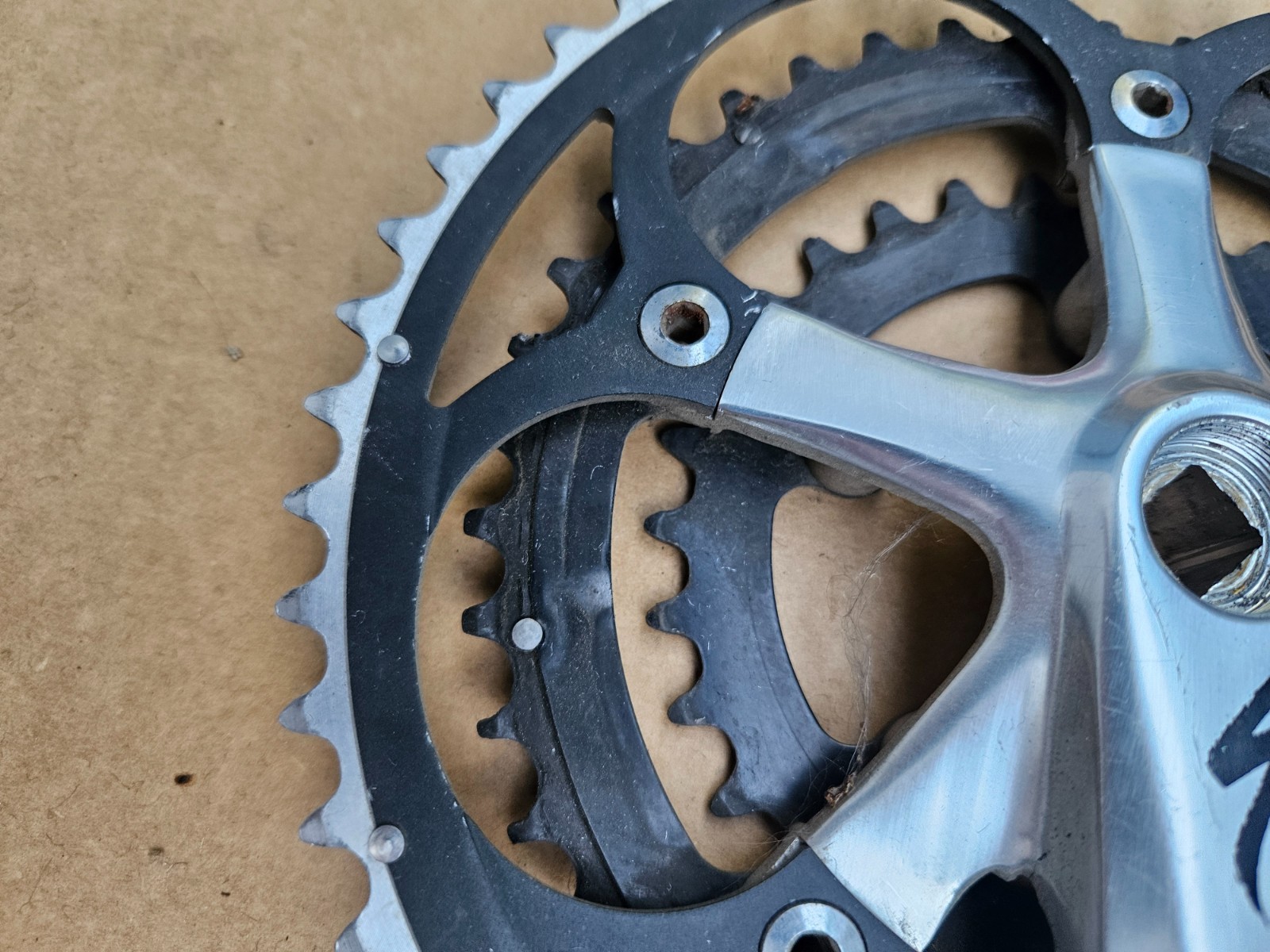 Specialized Triple Road Touring Crankset 170mm 52/42/30 S Crown Square Taper