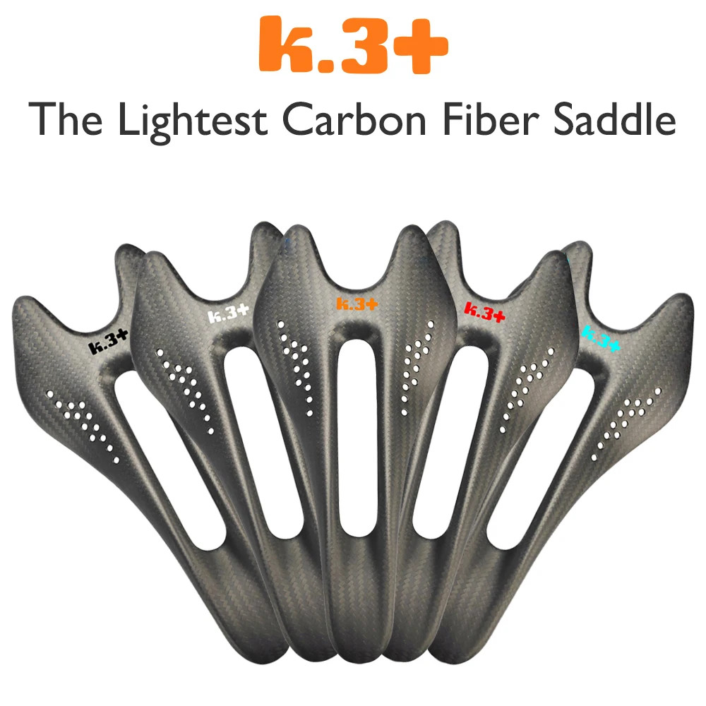 Full Carbon Fiber Bicycle Saddle 132×242/122x242mm for Road/mountain Bike