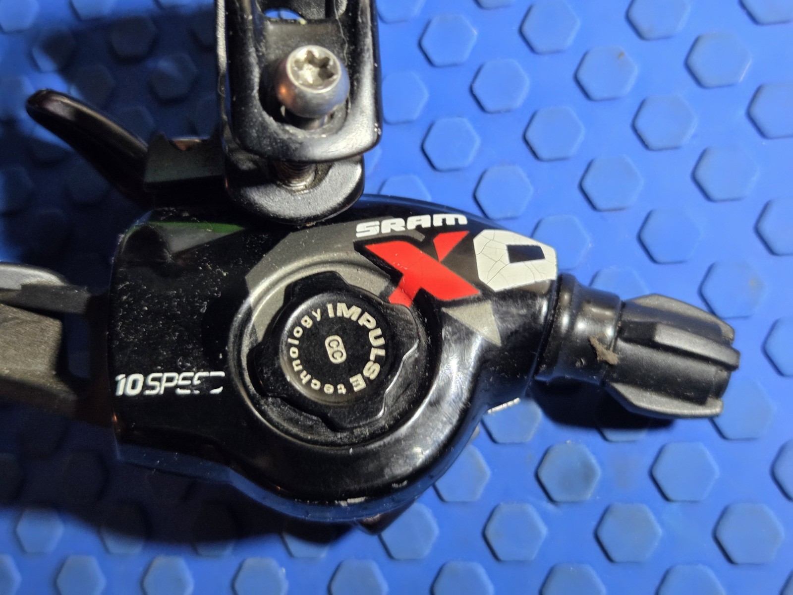Sram X0 10 Speed Shifter And Carbon Short Cage Derailleur