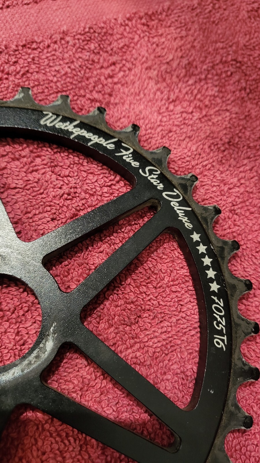 WTP We The People Five Star Deluxe 36t Chainring Bmx 20” Black
